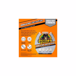 Gorilla 3044701 Tape Duct Tape Crystal Clear 48mm x 8.2m (Pack of 6)