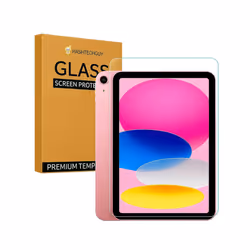 Apple Apple 11" iPad A16 Chip Wi-Fi Only with HTG Tempered Glass Screen Protector - Pink, 256GB