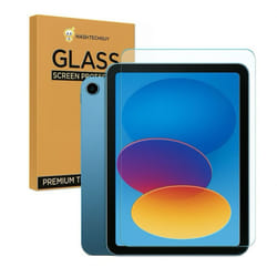 Apple Apple 11" iPad A16 Chip Wi-Fi Only with HTG Tempered Glass Screen Protector - Blue, 256GB