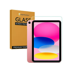 Apple 11" iPad A16 Chip Wi-Fi Only with HTG Tempered Glass Screen Protector - Pink, 128GB
