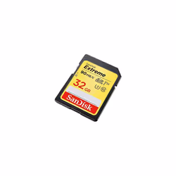 SanDisk Extreme Â SDSDXVE-032G-GNCIN 32 GB SDHC Class 10 U3 V30 Memory Card , yellow