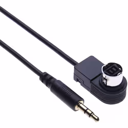 Keple Aux Input Cable Adapter Stereo Aux Input 3.5mm Adapter Compatible with Alpine, JVC Stereo IDA X100, X200, X300, X301, X ...