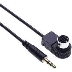 Keple Aux Input Cable Adapter Stereo Aux Input 3.5mm Adapter Compatible with Alpine, JVC Stereo IDA X100, X200, X300, X301, X303, X305, X311, X313