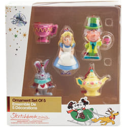 UA Alice in Wonderland Sketchbook Mini Ornament Set