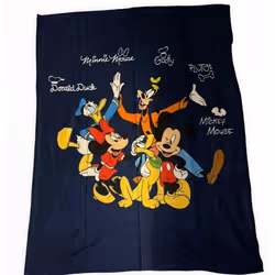 Di Mickey and friends fleece throw blanket Pluto Donald goofy minnie
