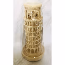 ROSCIO Marble Dust Model of Leaning Tower of Pisa (Italy) 10 cm