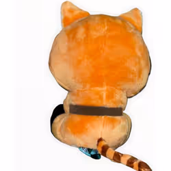 Shrek Puss in boots soft plush baby face puss holding hat 8  New