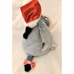 Disney Winnie the Pooh's Eeyore Christmas holiday soft plush doll toy
