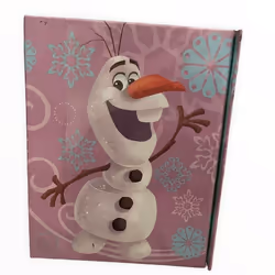 Elsa Anna Olaf folder notebook diary for kids New