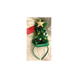 Christmas tree Green hat headband for holiday adult and children