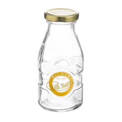 Kilner Clip Top Glass Bottles Milk Bottles Gin Perfume Bottles Carafe Clip Top - 189ml Milk Bottle, Single