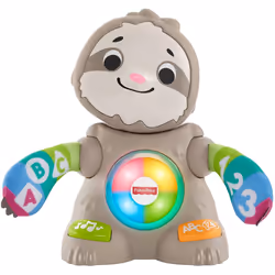 Fisher-Price GHR18 Linkimals Smooth Moves Sloth, Baby Toy with Music & Lights, Multicolour