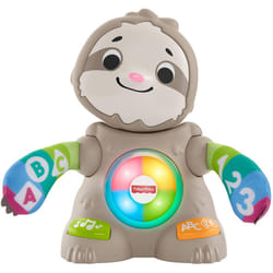 Fisher-Price GHR18 Linkimals Smooth Moves Sloth, Baby Toy with Music & Lights, Multicolour