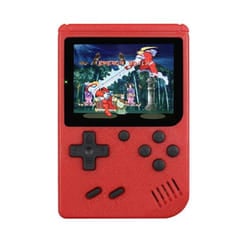 Retro Portable Mini Handheld Video Game Console 3 inch Game Player Built-in 400 Games - red