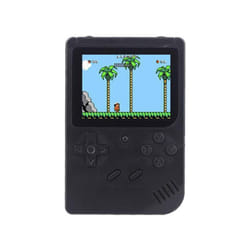 Retro Portable Mini Handheld Video Game Console 3 inch Game Player Built-in 400 Games - black