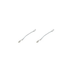 321414 Tie Chain with PVC Coating 50 cm Panic Hook and Carabiner