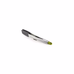 10162 12 inch Elevate Stainless Steel Tongs Grey Green