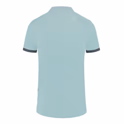Aquascutum Branded Collar Light Blue Polo Shirt - M
