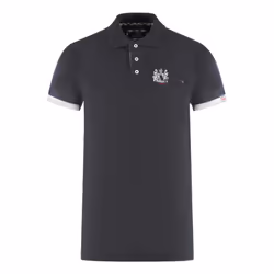 Aquascutum London Aldis Black Polo Shirt - S