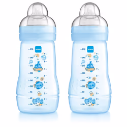 Mam Baby Bottle 270ml - 2pk - Boy