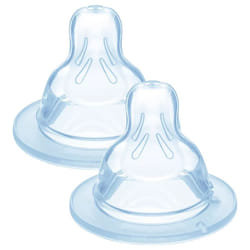 Anatomic Dummy 1 Slow Flow â Silicone â Pack of 2 â Transparent