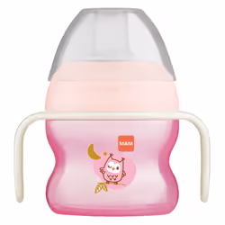 Starter Cup and MAM Glow in the Dark Handles, Baby Cup for 4+ months, Baby Feeding, Glow in the Dark Toddler Cup, 1x 150 ml, ...
