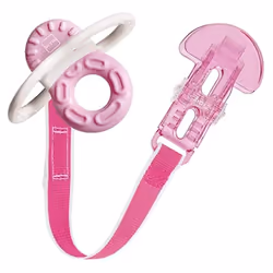 Bite and Relax Teether (2+ months) with Clip, Teething Toy Promotes Dental Hygiene and Cleanliness, Baby Teether Soothes Pain ...