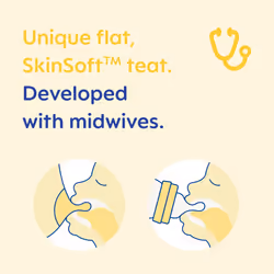 Extra-Slow Flow Teats Size 0, Suitable for Newborns, SkinSoft Silicone Teats for Baby Bottles, Fits All MAM Bottles, Baby Feeding Essentials, Pack of