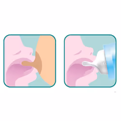 Teats Size 3, Suitable for 4+ Months, MAM Fast Flow Teats with SkinSoft Silicone, Fits All MAM Baby Bottles, Baby Feeding Essentials, Pack of 4