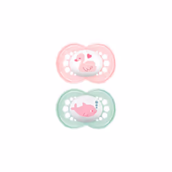 Original Soother 16+ Months (Set of 2), Baby Soother Made from Sustainable and Bio-Renewable Material, SkinSoft Silicone Teat ...