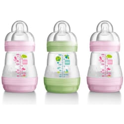 Mam Anti-colic 160ml Bottle - 3pk Girl