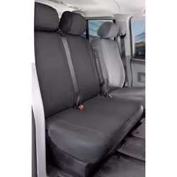 Seat cover; WALSER; anthracite Polyester Front; for VOLKSWAGEN, VW