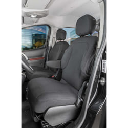 WALSER 10539 Seat cover grey Polyester Front