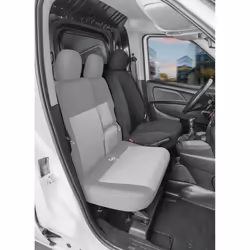 Seat cover; WALSER; silver Polyester Front; for FIAT