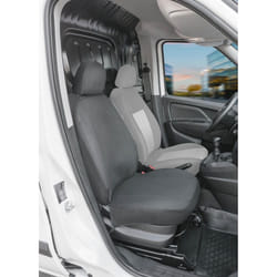 WALSER 10550 Seat cover grey Polyester Front