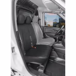 Seat cover; WALSER; black Leatherette, Polyester Front; for FORD