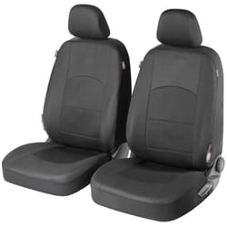 WALSER ZIPP IT Premium 11846 Seat cover black Polyester Front VOLKSWAGEN: Golf 7, Polo V Hatchback, GOLF 6, NISSAN: Qashqai 2, AUDI: A1 Sportback