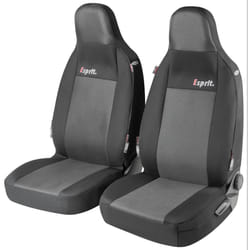 WALSER ZIPP IT Premium 11849 Seat cover black Patterned Polyester Front VOLKSWAGEN: Golf 7, Polo V Hatchback, GOLF 6, NISSAN: Qashqai 2