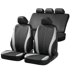 WALSER Dundee  ZIPP IT 11857 Seat cover black Polyester Front and Rear VOLKSWAGEN: Golf 7, Polo V Hatchback, GOLF 6, FORD: Focus Mk4 Hatchback