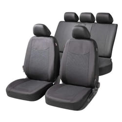 WALSER Speedway  ZIPP IT Premium 11859 Seat cover black Polyester Front and Rear VOLKSWAGEN: Golf 7, Polo V Hatchback, GOLF 6