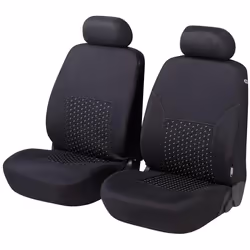 Seat cover; WALSER; DotSpot; black/grey Polyester Front; for VOLKSWAGEN, NISSAN, AUDI, FORD, SEAT