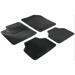 WALSER 14611 Floor mat set Textile Front and Rear 4 black Tailored TOYOTA: Avensis III Saloon, RAV4 III Off-Road, Auris Hatchback