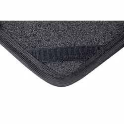 WALSER 14611 Floor mat set Textile Front and Rear 4 black Tailored TOYOTA: Avensis III Saloon, RAV4 III Off-Road, Auris Hatchback