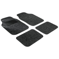 WALSER 14805-0 Floor mat set PP (Polypropylene) Front and Rear 4 black Universal fit 67 x 30, 45 x 30, 33 x 45
