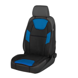 WALSER 17559 Seat cover black/blue Polyester, PP (Polypropylene) VOLKSWAGEN: Golf 7, Polo V Hatchback, GOLF 6, FORD: Focus Mk4 Hatchback, FIESTA 5