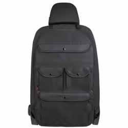 Seat cover; WALSER; black Polyester