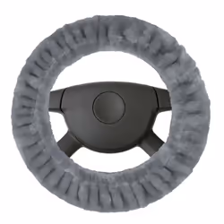 Steering wheel cover; WALSER; Teddy; 37 39 silver