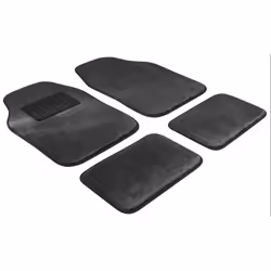 Floor mat set; WALSER; Washer; Velor 8 mm Textile Front and Rear 4 black Universal fit