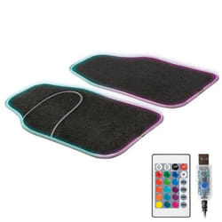 WALSER Ambiente 29053 Floor mat set Front 2 black, Multi-coloured Universal fit 66 44 VOLKSWAGEN: Tiguan II, Touran I, Transporter 6