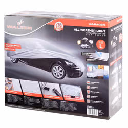 WALSER All Weather Light 31083 Vehicle cover L 178 483 grey AUDI: 80 B4 Avant, 100 C3 Saloon, MERCEDES-BENZ: CLK Convertible